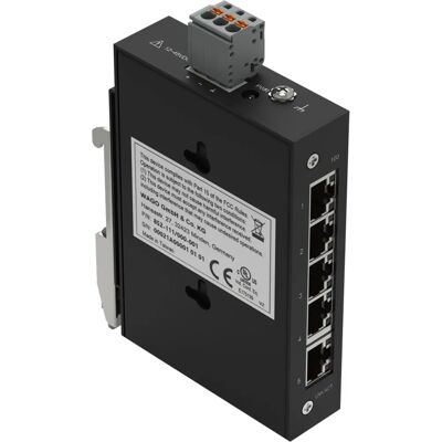 WAGO - 852-111/000-001 - 5 Ports - Schwarz - Netzwerk-Switch WAGO - 852-111/000-001 - 5 Ports - Schwarz - Netzwerk-Switch