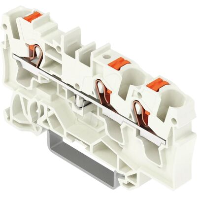 WAGO 2204-1309 - Terminal de paso de 3 conductores, gris claro WAGO 2204-1309 - Terminal de paso de 3 conductores, gris claro