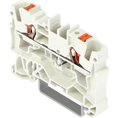 WAGO 2204-1209 - Bloques terminales de paso para 2 conductores, Push-in, gris claro - Terminal WAGO 2204-1209 - Bloques terminales de paso para 2 conductores, Push-in, gris claro - Terminal