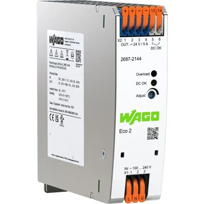 Wago 2687-21442.1 Alimentation - Sortie de signal, Indicateur optique, Parallèle & Série, Horizontal Wago 2687-21442.1 Alimentation - Sortie de signal, Indicateur optique, Parallèle & Série, Horizontal