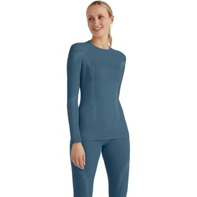 Falke Blau Woll Langarmshirt - Technische Outdoor-Bekleidung Falke Blau Woll Langarmshirt - Technische Outdoor-Bekleidung