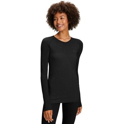 Falke Wool Tech Light Långärmad Tröja - Svart - Sportig Stil Falke Wool Tech Light Långärmad Tröja - Svart - Sportig Stil