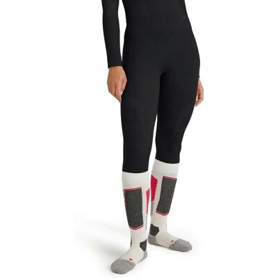 Falke 3/4 Wool Tech Strumpfhose - Schwarz - Kalt Wetter Falke 3/4 Wool Tech Strumpfhose - Schwarz - Kalt Wetter