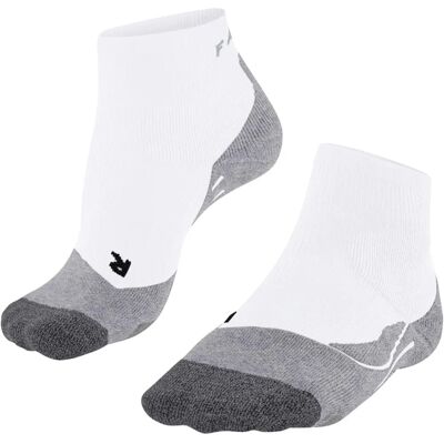 Falke Padel Knöchelstrümpfe Weiß Grau - Socken Falke Padel Knöchelstrümpfe Weiß Grau - Socken