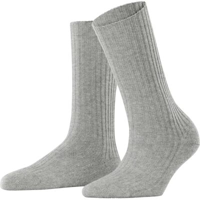 Chaussettes Falke Cosy Wool pour bottes - Gris clair chiné - Chaussettes Chaussettes Falke Cosy Wool pour bottes - Gris clair chiné - Chaussettes