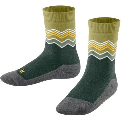 Falke - Active Sporty Zigzag Bambino - Groen - 19-22 - Sokken Falke - Active Sporty Zigzag Bambino - Groen - 19-22 - Sokken