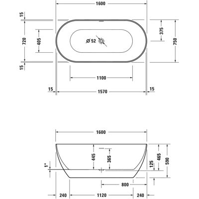 Duravit DuraKanto Weiße Freistehende Badewanne - Badewanne Duravit DuraKanto Weiße Freistehende Badewanne - Badewanne