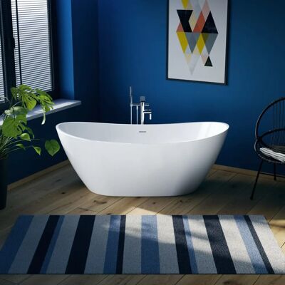 Duravit DuraVato Weiße freistehende Badewanne - Bad Duravit DuraVato Weiße freistehende Badewanne - Bad