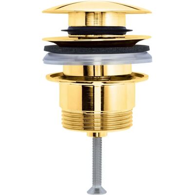 Duravit Push-open Ventil Gold Poliert - Badventil Duravit Push-open Ventil Gold Poliert - Badventil