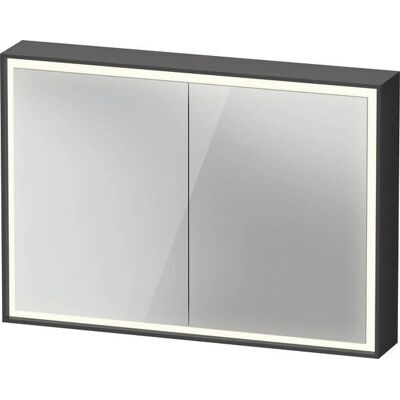 Duravit L-Cube Graphit Spiegelschrank - 100x70 cm - 2 Türen Duravit L-Cube Graphit Spiegelschrank - 100x70 cm - 2 Türen