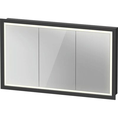 Duravit L-Cube Spiegelschrank - Graphit, 3 Türen, 120cm - Spiegelschrank Duravit L-Cube Spiegelschrank - Graphit, 3 Türen, 120cm - Spiegelschrank