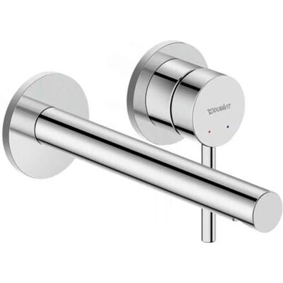 Duravit Wandmontierter 200mm Chrome Wasserhahn – Minimalistisches Design Duravit Wandmontierter 200mm Chrome Wasserhahn – Minimalistisches Design