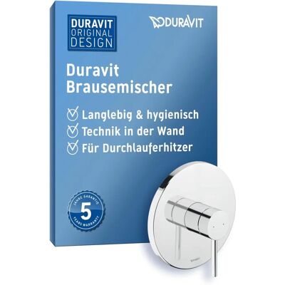 Duravit Marke Modell - Rund Minimalistisch Wandmontierter Brausemischer - Brausemischer Duravit Marke Modell - Rund Minimalistisch Wandmontierter Brausemischer - Brausemischer