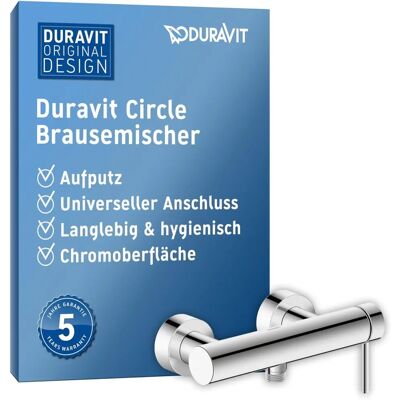 Duravit Designer Serie - CE4230000010 - Minimalistische Wandmontage Duschmischer Duravit Designer Serie - CE4230000010 - Minimalistische Wandmontage Duschmischer