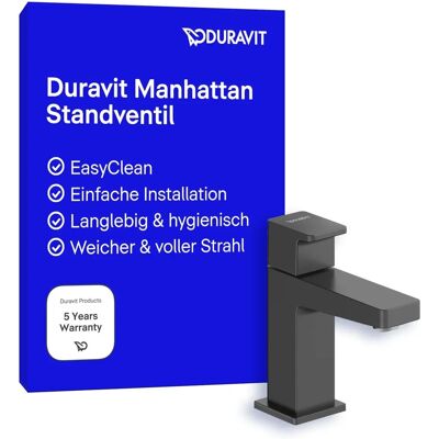 Robinet Duravit Manhattan Negru - Proiecție 90mm - Robinet Robinet Duravit Manhattan Negru - Proiecție 90mm - Robinet