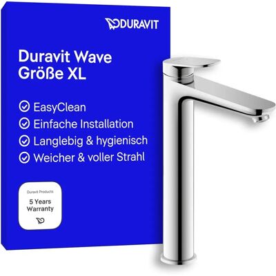 Amestecător monocomandă Duravit Wave - Proiecție 176mm Amestecător monocomandă Duravit Wave - Proiecție 176mm