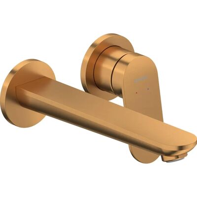 Duravit Wave Wandmontage-Einhebel-Waschtischmischer - Bronze gebürstet - Armatur Duravit Wave Wandmontage-Einhebel-Waschtischmischer - Bronze gebürstet - Armatur