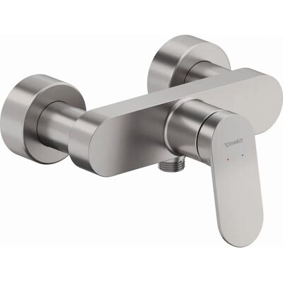 Duravit Modern Polished Stainless Steel Shower Mixer - 78mm Projection Duravit Modern Polished Stainless Steel Shower Mixer - 78mm Projection