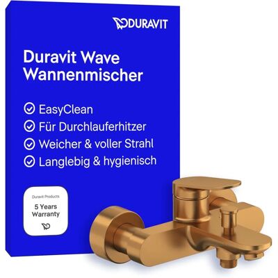 Mitigeur Monocommande Duravit Wave - Bronze Brossé - Publicité Mitigeur Monocommande Duravit Wave - Bronze Brossé - Publicité