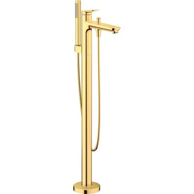 Amestecător de cadă Duravit Wave pentru podea - Auriu lucios - 50x312x947 mm Amestecător de cadă Duravit Wave pentru podea - Auriu lucios - 50x312x947 mm