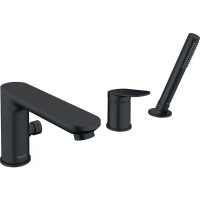 Mezclador de bañera Duravit Wave - Modern, 3 orificios, Proyección 200mm Mezclador de bañera Duravit Wave - Modern, 3 orificios, Proyección 200mm