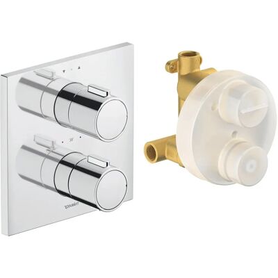 Amestecător thermostat Duravit - Încastrat, 2 Mâneci, Crom - Amestecător thermostat Amestecător thermostat Duravit - Încastrat, 2 Mâneci, Crom - Amestecător thermostat