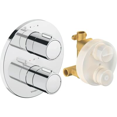 Duravit Thermostatarmatur - 2-Griff Wandmontage Chrom Duravit Thermostatarmatur - 2-Griff Wandmontage Chrom