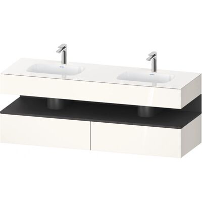 Duravit Qatego Einbauwaschtisch - Graphit Matt, 1600x550x600mm - Waschtisch Duravit Qatego Einbauwaschtisch - Graphit Matt, 1600x550x600mm - Waschtisch