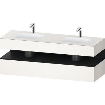 Duravit Qatego Weiß Supermatt Einbauwaschtisch 1600x550x600mm - Waschbecken Duravit Qatego Weiß Supermatt Einbauwaschtisch 1600x550x600mm - Waschbecken