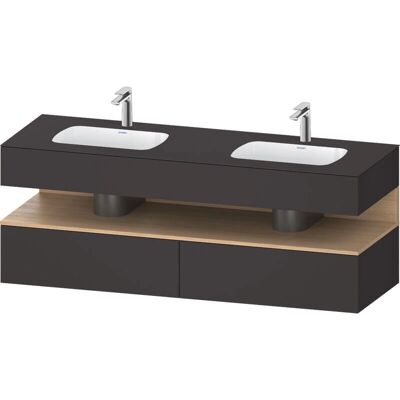 Duravit Qatego Einbauwaschtisch - Hochkapazität, antibakterielle Keramik, LED Duravit Qatego Einbauwaschtisch - Hochkapazität, antibakterielle Keramik, LED