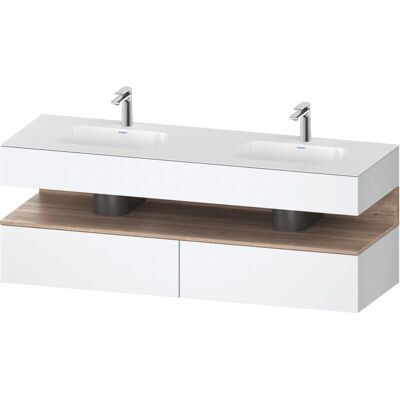 Duravit Qatego Weiß Doppelwaschtisch - Badezimmerwaschbecken Duravit Qatego Weiß Doppelwaschtisch - Badezimmerwaschbecken