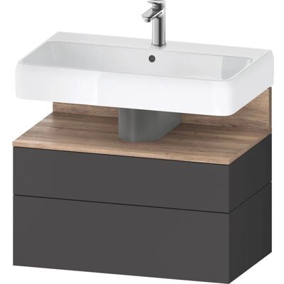 Duravit Qatego Wandhängender Waschtischunterbau, 1 Schublade, 1 offenes Fach - QA4394055 Duravit Qatego Wandhängender Waschtischunterbau, 1 Schublade, 1 offenes Fach - QA4394055