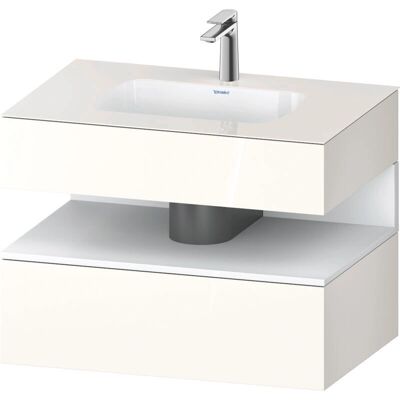 Duravit Qatego Einbauwaschtisch mit Konsolenwaschtischunterbau, 800x550x600mm Duravit Qatego Einbauwaschtisch mit Konsolenwaschtischunterbau, 800x550x600mm