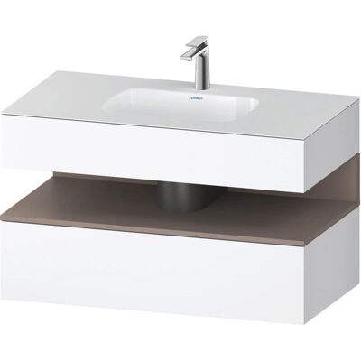Lavabo Duravit Qatego Basalt Matt - 1000x550x600mm - Publicité Lavabo Duravit Qatego Basalt Matt - 1000x550x600mm - Publicité