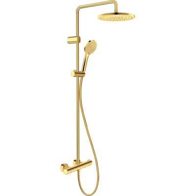 Sistema de Ducha Duravit Oro Pulido - Termostático - 1124mm Sistema de Ducha Duravit Oro Pulido - Termostático - 1124mm