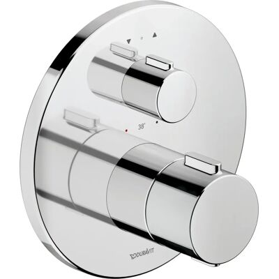 Mâncărtor termostatice de perete Duravit - 2 mânere, Crom, 170x94x170 mm Mâncărtor termostatice de perete Duravit - 2 mânere, Crom, 170x94x170 mm