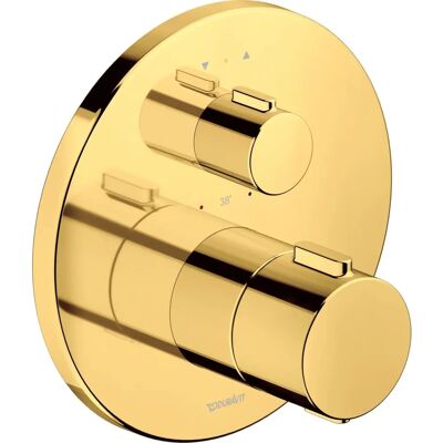 Robinet termostatic Duravit - 2 manete, încastrat, Auriu Robinet termostatic Duravit - 2 manete, încastrat, Auriu