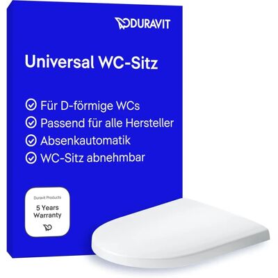 Duravit Modello 0023490000 - Sedile WC - Bianco Duravit Modello 0023490000 - Sedile WC - Bianco