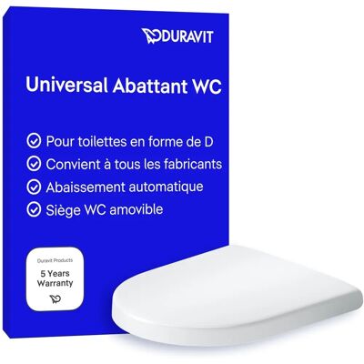 Duravit Univavo sedile wc a forma di D - sedile wc Duravit Univavo sedile wc a forma di D - sedile wc