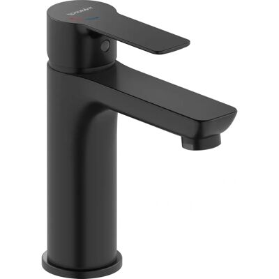 Grifo de lavabo Duravit D-Code Negro Mate - Ahorro de energía y MinusFlow Grifo de lavabo Duravit D-Code Negro Mate - Ahorro de energía y MinusFlow