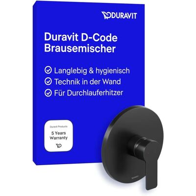 Mezclador de ducha Duravit D-Code - 1 salida - Tecnología oculta Mezclador de ducha Duravit D-Code - 1 salida - Tecnología oculta