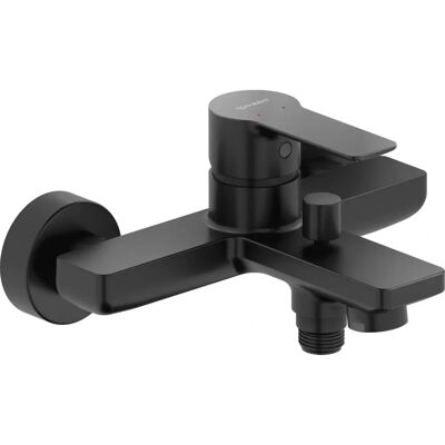 Duravit D-Code jednouchwytowa bateria wannowa - Matowy czarny Duravit D-Code jednouchwytowa bateria wannowa - Matowy czarny