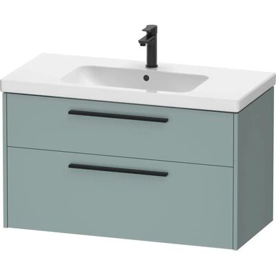 Duravit D-Code Waschtischunterschrank - Diamantschwarz, Fjordgrün Matt, 2 Schubladen - Waschtischunterschrank Duravit D-Code Waschtischunterschrank - Diamantschwarz, Fjordgrün Matt, 2 Schubladen - Waschtischunterschrank
