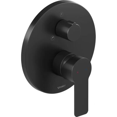 Duravit D-Code Wandmontierte Badarmatur - Schwarz Matt Duravit D-Code Wandmontierte Badarmatur - Schwarz Matt