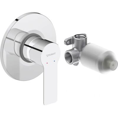 Duravit Duravit D-Code Einhebel-Brausemischer - Unterputz - Chrom Hochglanz Duravit Duravit D-Code Einhebel-Brausemischer - Unterputz - Chrom Hochglanz