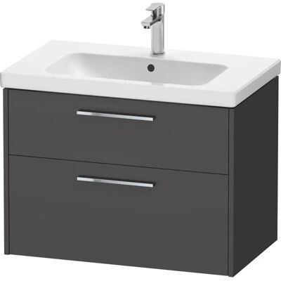 Duravit D-Code Waschtischunterschrank - Graphit Matt - Chrom Griff Duravit D-Code Waschtischunterschrank - Graphit Matt - Chrom Griff
