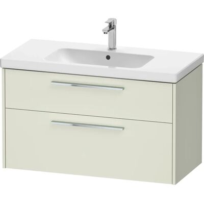 Duravit D-Code Waschtischunterschrank - Blassgrün, Chromgriff, 2 Schubladen, 984x555x460mm Duravit D-Code Waschtischunterschrank - Blassgrün, Chromgriff, 2 Schubladen, 984x555x460mm