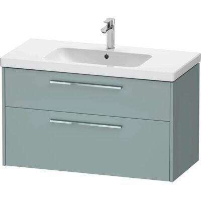 Duravit D-Code Waschtischunterschrank - Fjordgrün Matt - 2 Schubladen - 984x555x460 mm - Badezimmermöbel Duravit D-Code Waschtischunterschrank - Fjordgrün Matt - 2 Schubladen - 984x555x460 mm - Badezimmermöbel