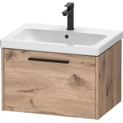 Duravit D-Code Waschtischunterschrank - Weiß Eiche Marmor - Wandhängend - Sanftschließung Duravit D-Code Waschtischunterschrank - Weiß Eiche Marmor - Wandhängend - Sanftschließung