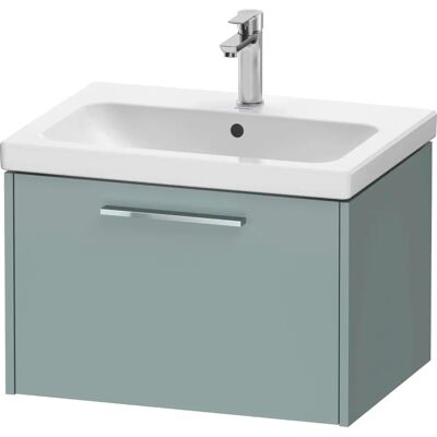Duravit Badezimmer Unterschrank Fjordgrün Matt - D-Code Wandhängender Schrank mit Schublade Duravit Badezimmer Unterschrank Fjordgrün Matt - D-Code Wandhängender Schrank mit Schublade